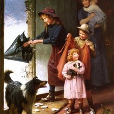 Схема вышивки «После прогулки»