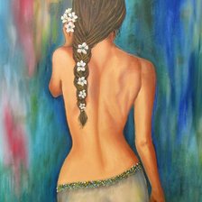 Схема вышивки «Mujer»