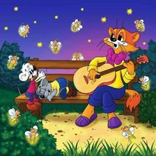 Схема вышивки «кот леопольд»