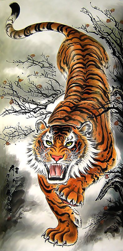 Серия "Хищники". Тигр - хищники, тигр, животные - оригинал