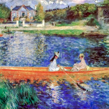 Схема вышивки «The Seine in Asnières.»