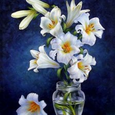 Схема вышивки «цветы»