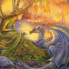 Схема вышивки «в чудной стране»