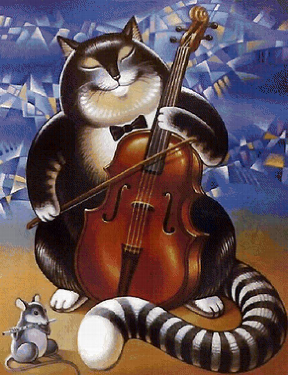 Кота музыкальные инструменты. Кот-музыкант. Коты музыканты.