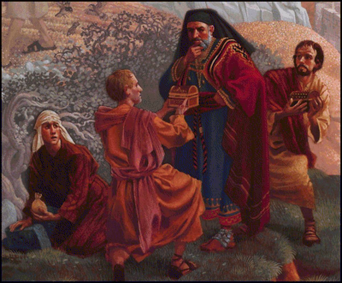 ДЖЕЙМС КРИСТЕНСЕН. ДОБРЫЙ САМАРИТЯНИН-4 - религия, картины - предпросмотр