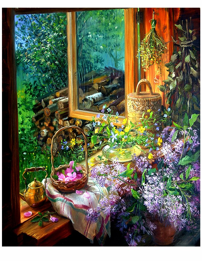 Лето, вечер, дождь. - вечер, лето, дождь - оригинал