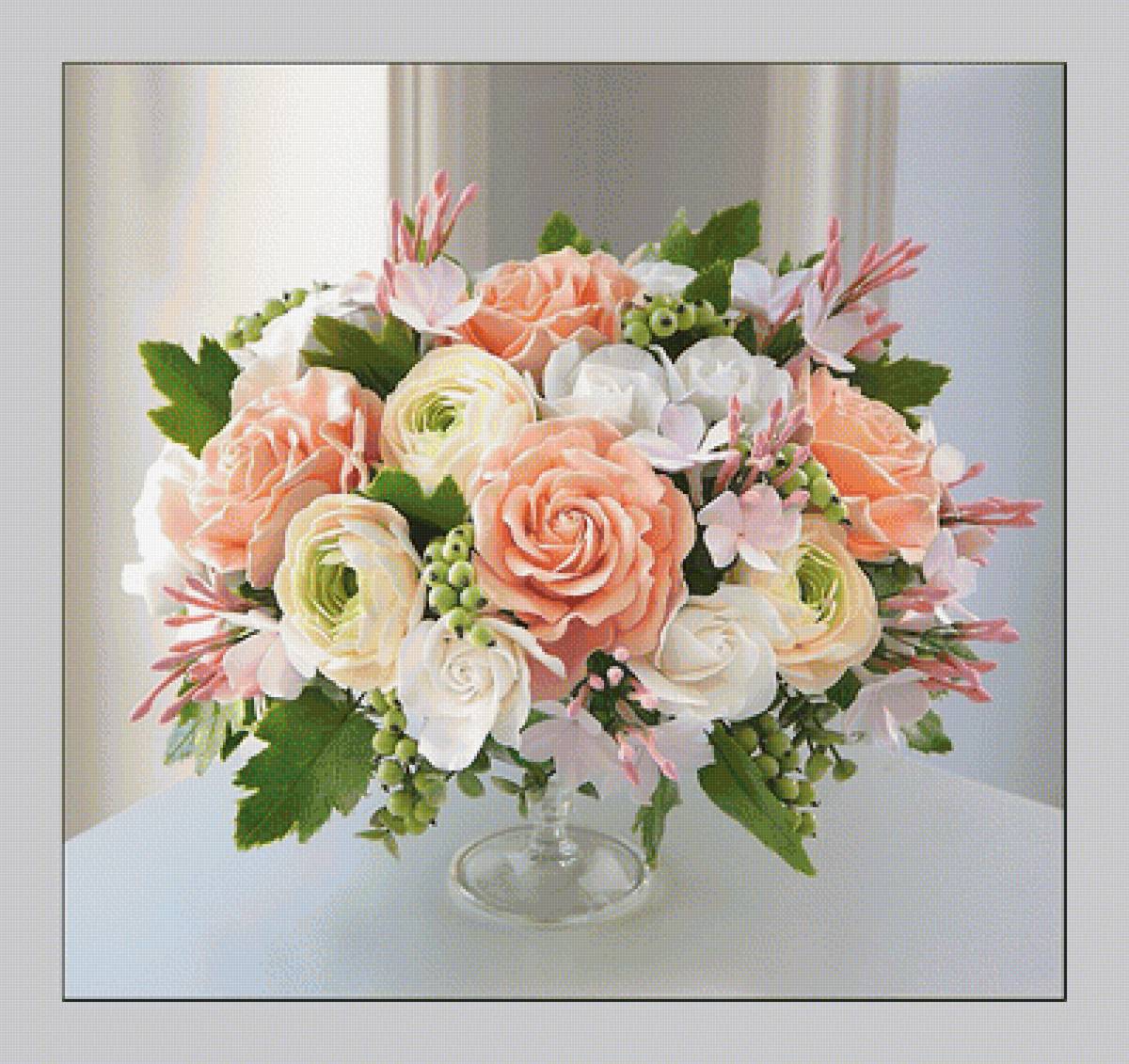 №2027844 - натюрморт, розы, цветы - предпросмотр