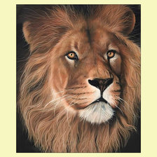 Схема вышивки «Лев.»