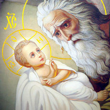 Оригинал схемы вышивки «икона Святого Симеона Богоприимца» (№2028504)