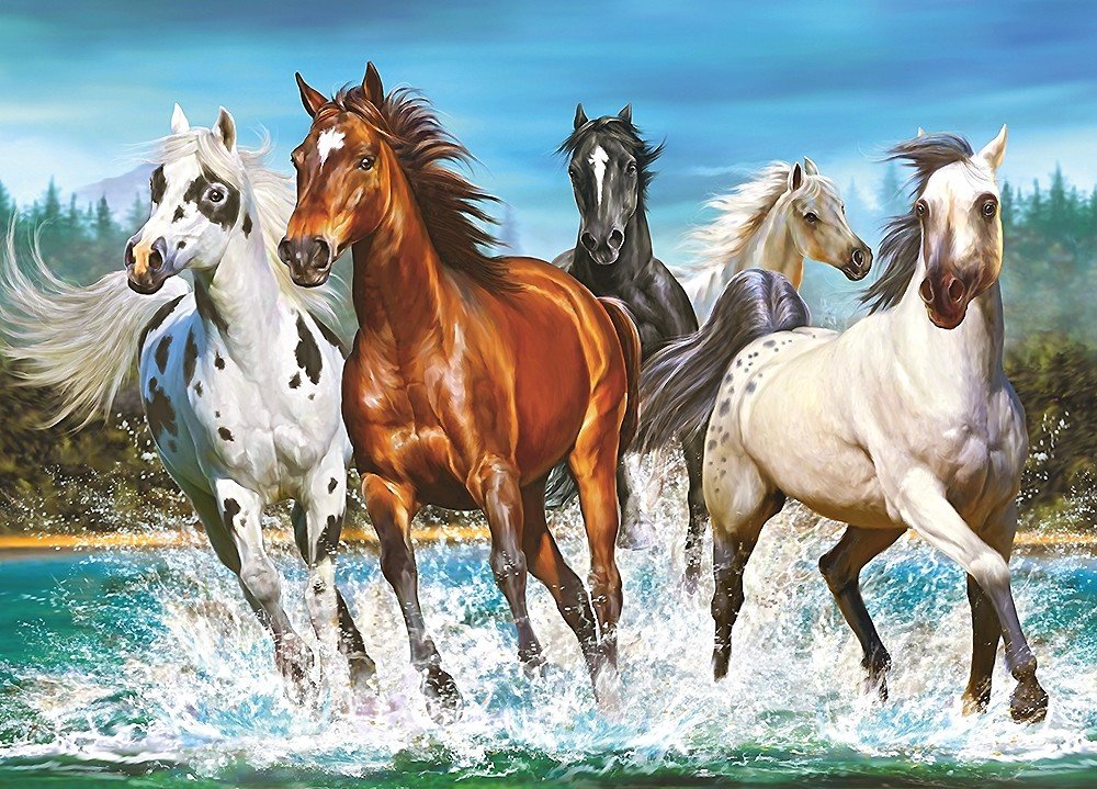 кони - мир животных - оригинал