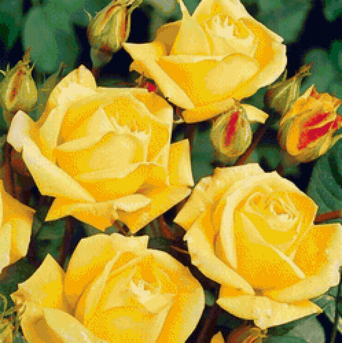 Желтая роза Артур Белл