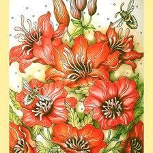 Схема вышивки «Серия "Букет".»