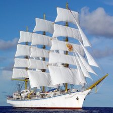 Схема вышивки «Парусник»