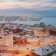 Схема вышивки «Night City Lights.»