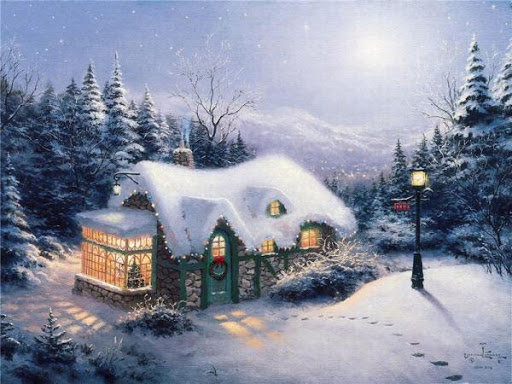 Домик в лесу - оригинал