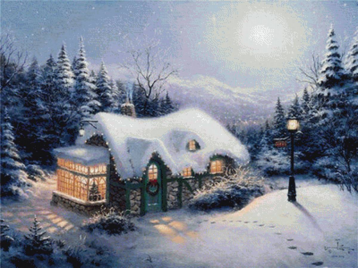 Домик в лесу - предпросмотр