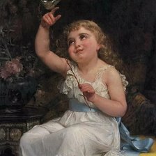 Схема вышивки «девочка»