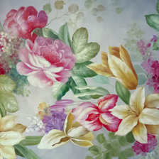 Схема вышивки «Delicated Flowers.»