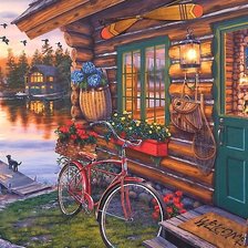 Схема вышивки «Тихий вечер»