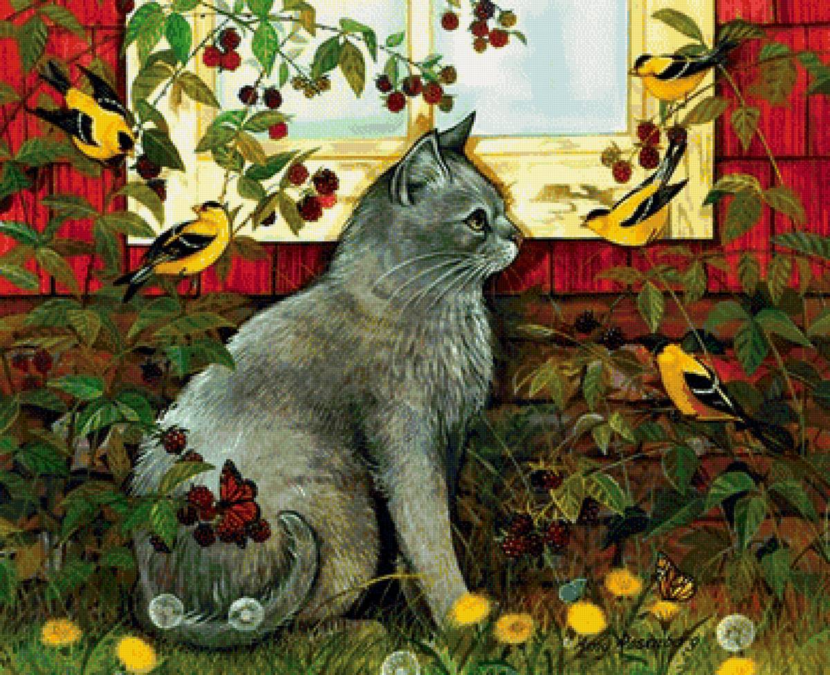 котик - птицы, кот - предпросмотр