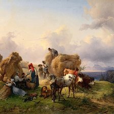 Схема вышивки «Жатва»