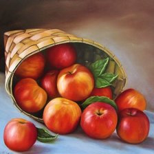 Оригинал схемы вышивки «Яблочный урожай» (№2035698)