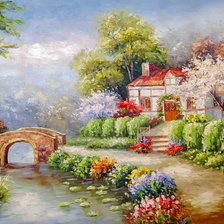 Схема вышивки «Beautiful Garden.»