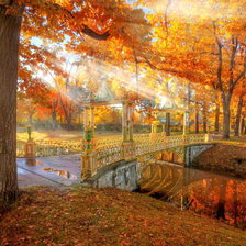 Схема вышивки «Осень в Царском селе»