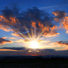 Схема вышивки «Рассвет»