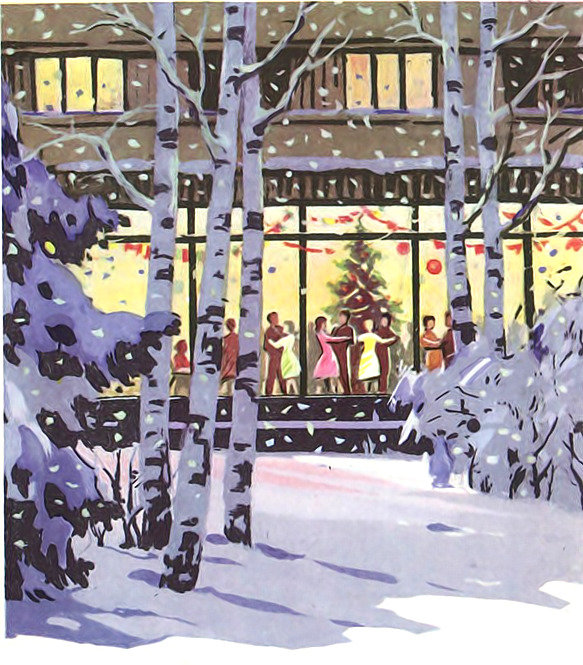 Новогодний бал - открытки, зима, новый год - оригинал