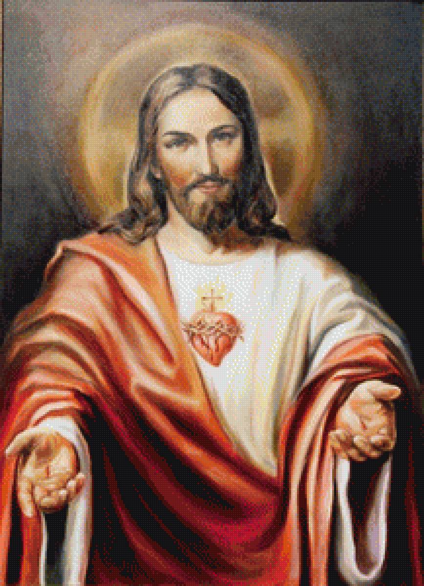 Любящее сердце Иисуса - иисус - предпросмотр