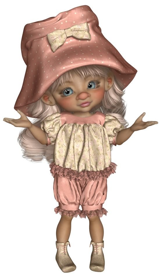 РОЗОВАЯ ШЛЯПА - дети - оригинал