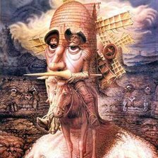 Схема вышивки «ДОН КИХОТ.ОКТАВИО О`КАМПО»