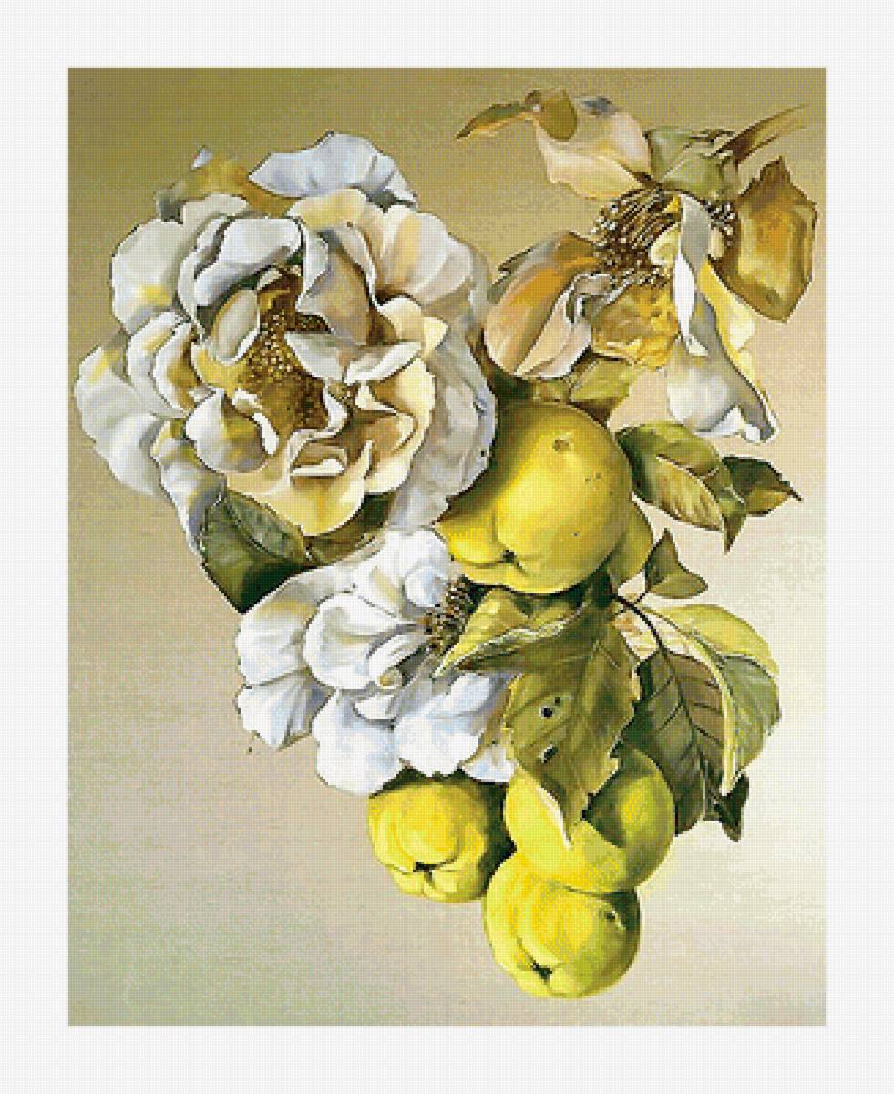 Серия "Фруктово-ягодная". - айва, фрукты - предпросмотр