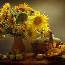 Схема вышивки «соняшник»