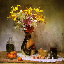 Схема вышивки «цветы»