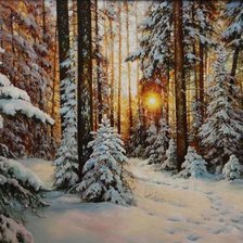 Оригинал схемы вышивки «пейзаж» (№2037654)