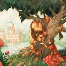 Схема вышивки «КРАСАВИЦА И ЧУДОВИЩЕ»