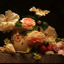 Схема вышивки «цветы»