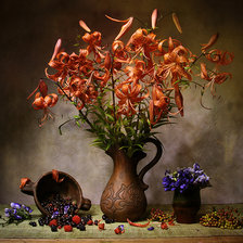 Схема вышивки «цветы»