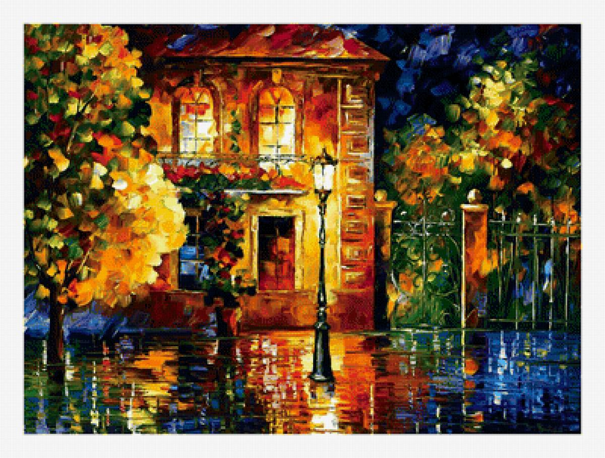 Пейзаж. Афремов - живопись, пейзаж - предпросмотр