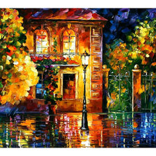 Схема вышивки «Пейзаж. Афремов»