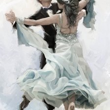 Схема вышивки «танец»