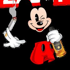 Схема вышивки «Микки Маус Забей»