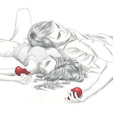 Схема вышивки «сердце на двоих»