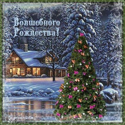 Волшебного Рождества - праздник, зима, елка, рождество, с рождеством христовым - оригинал