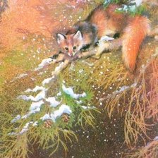 Оригинал схемы вышивки «Соболь» (№2040815)