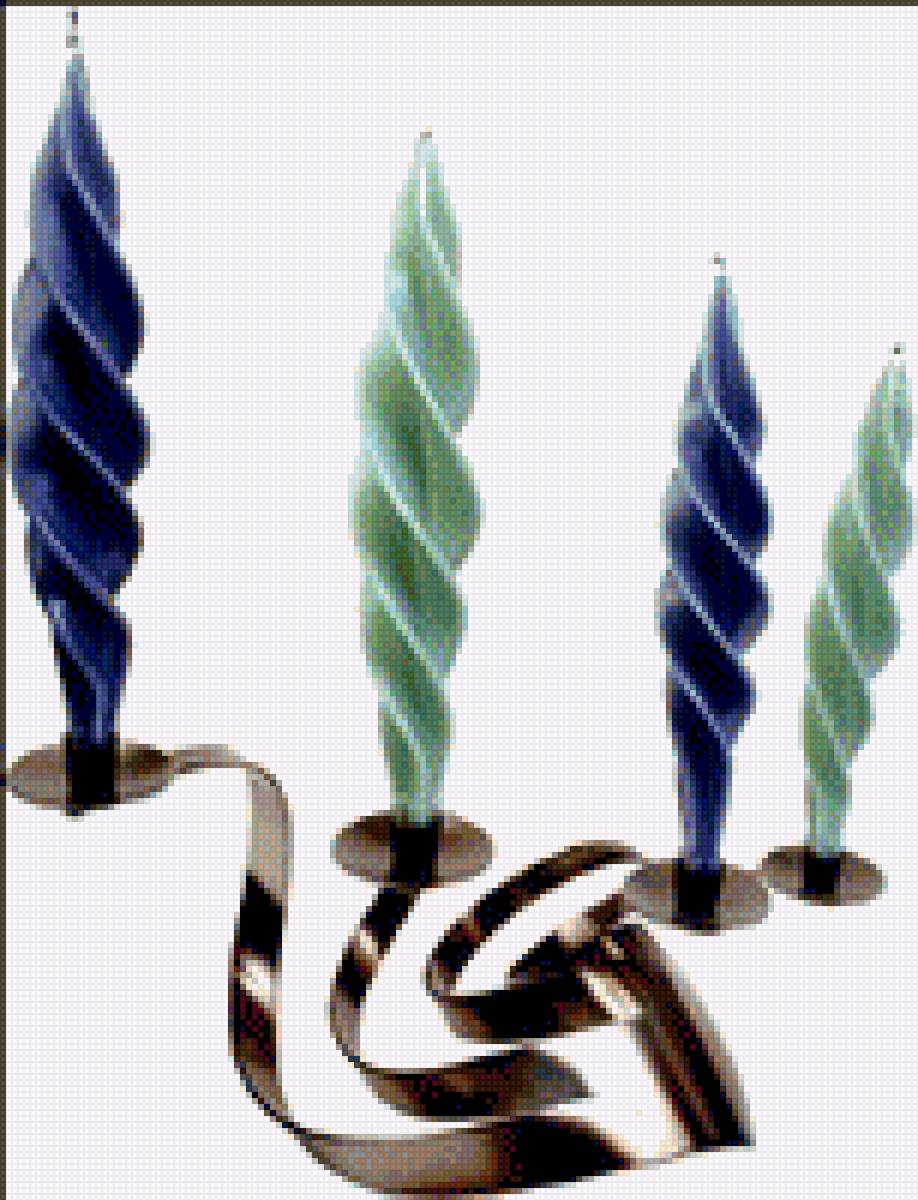 Свечи на подсвечнике - интерьер, свечи, дом, аксессуары - предпросмотр