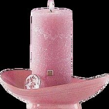 Схема вышивки «Свеча розовая»