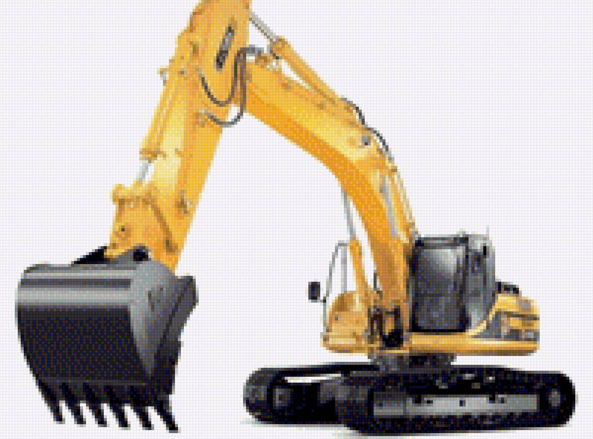 Экскаватор - машина, игрушка, экскаватор, строительство, техника - предпросмотр